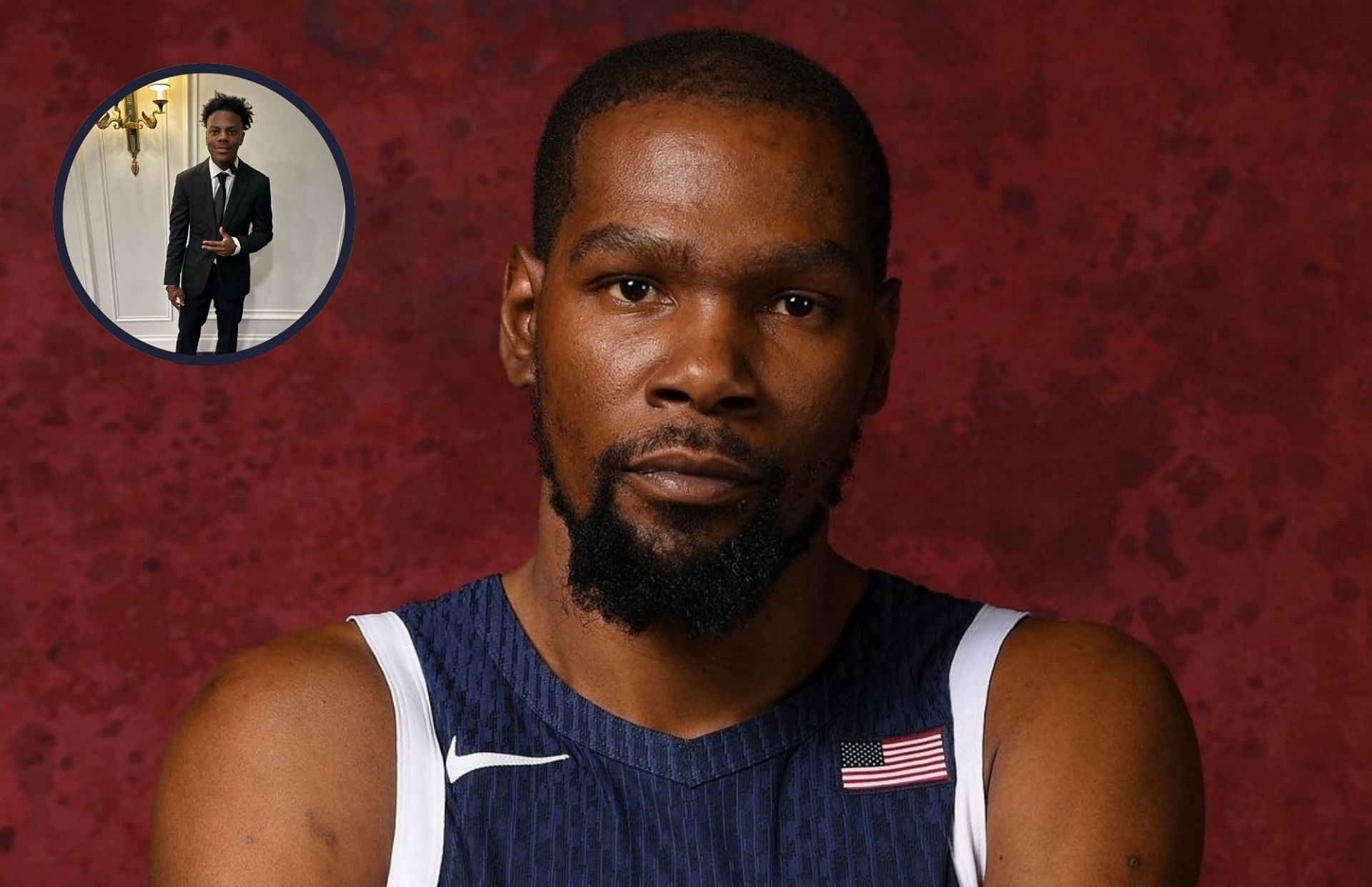 Kevin Durant has hilarious response to YouTuber IShowSpeed for flexing his KD sneaker collection (Image Credit Kevin Durant from USA Basketball