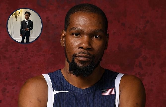 "Get off my a*s": Kevin Durant hilariously fires back at YouTuber IShowSpeed for bragging about KD shoe collection