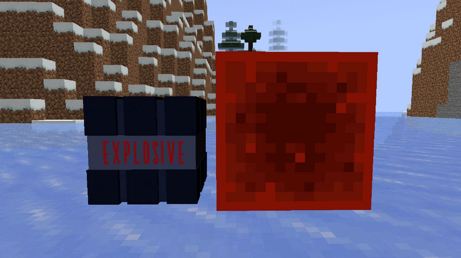 This Minecraft mod introduces a wide variety of devastating nuclear explosives (Image via Chicken647/Modrinth)