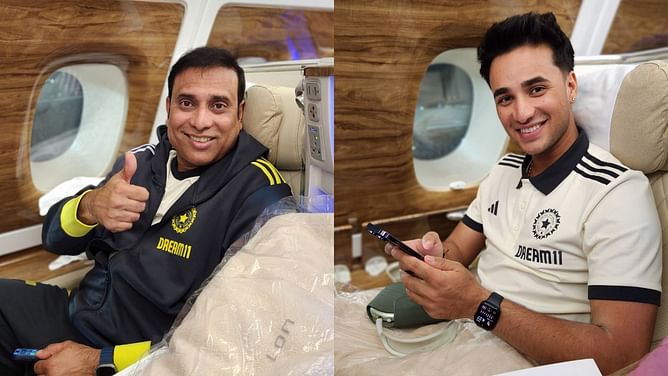 [In Pictures] New-look India side under VVS Laxman departs for Zimbabwe tour