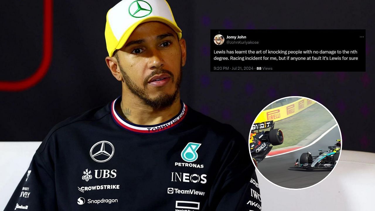 If Anyone S At Fault It S Lewis Hamilton For Sure Fans Divided On Mercedes Driver S Collision