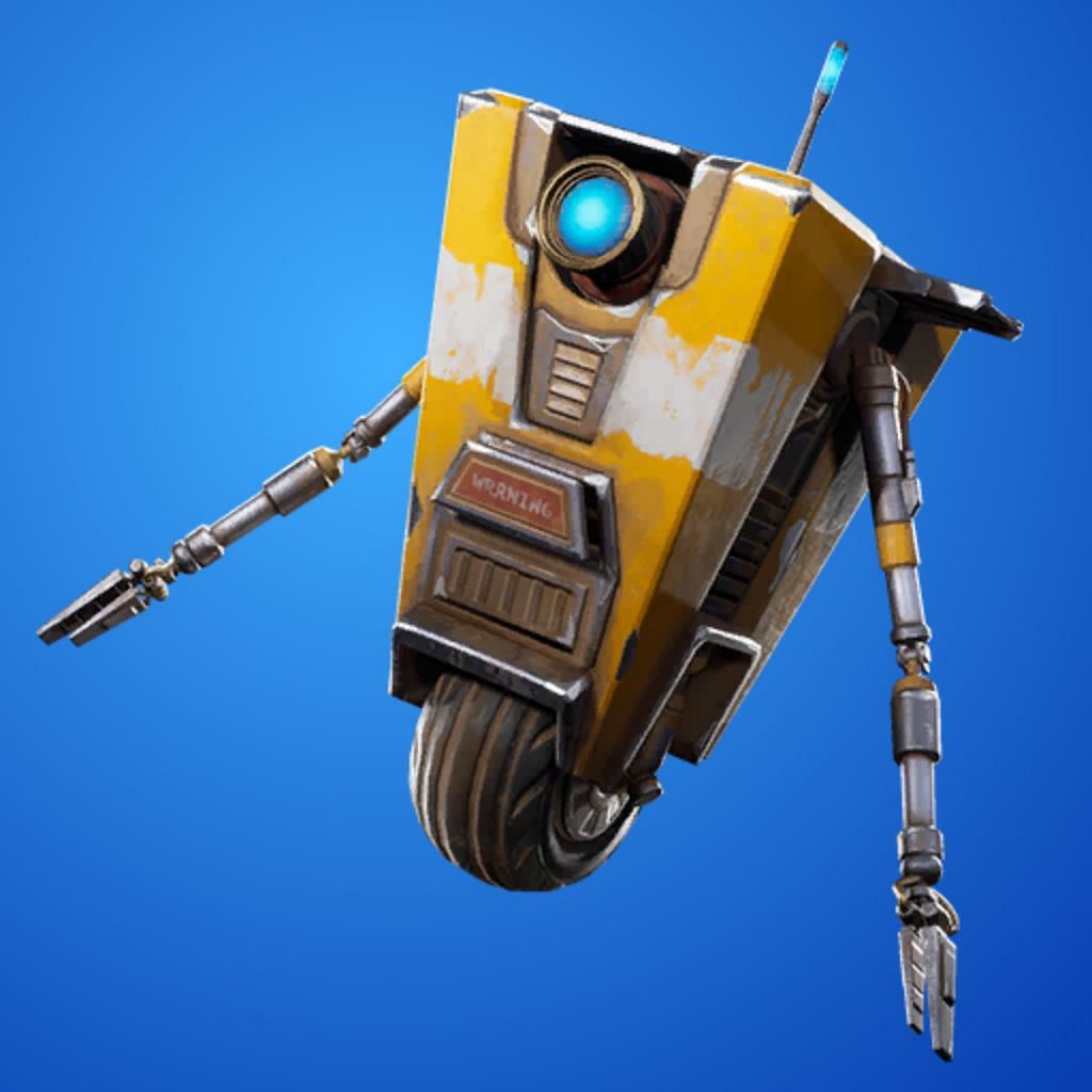 Equip the feisty robot to be your companion as you head into battle (Image via Epic Games)