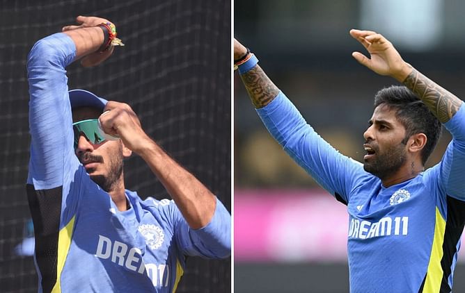 "Teesre chauthe over ke baad tu hi dikhega" - Suryakumar Yadav's message to Axar Patel ahead of IND vs SL 1st T20I