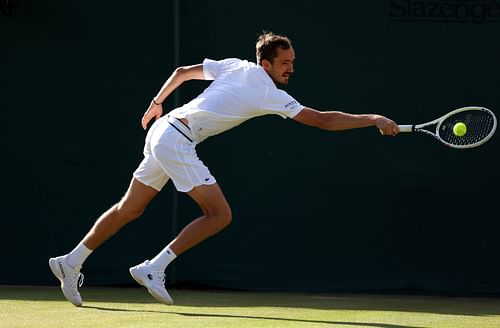 Daniil Medvedev at the 2024 Wimbledon.