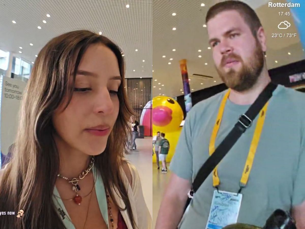 Twitch streamer left in a visibly discomforting situation after her mod gifts her gold jewellery (Image via Twitch/Karii)