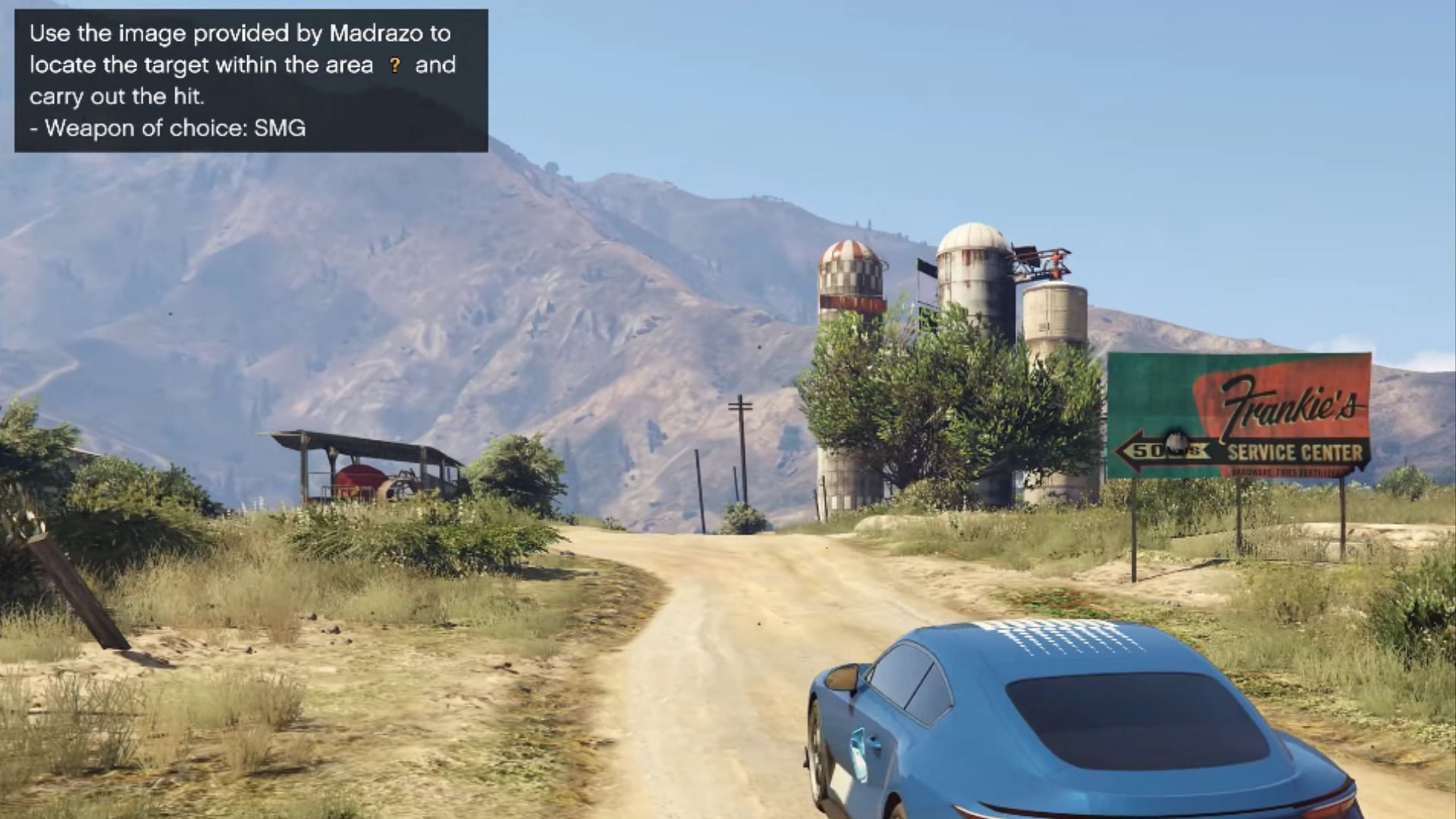 An example of the weapon of choice notification (Image via Rockstar Games || YouTube/GTA Series Videos)