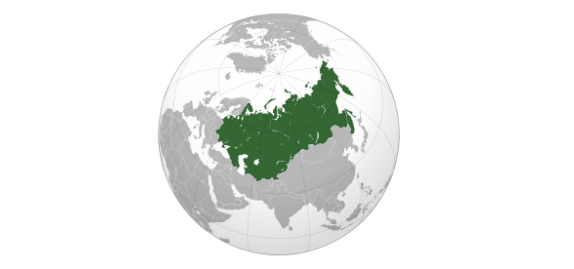 Outline of Soviet Union in real world (Image via Wikipedia)