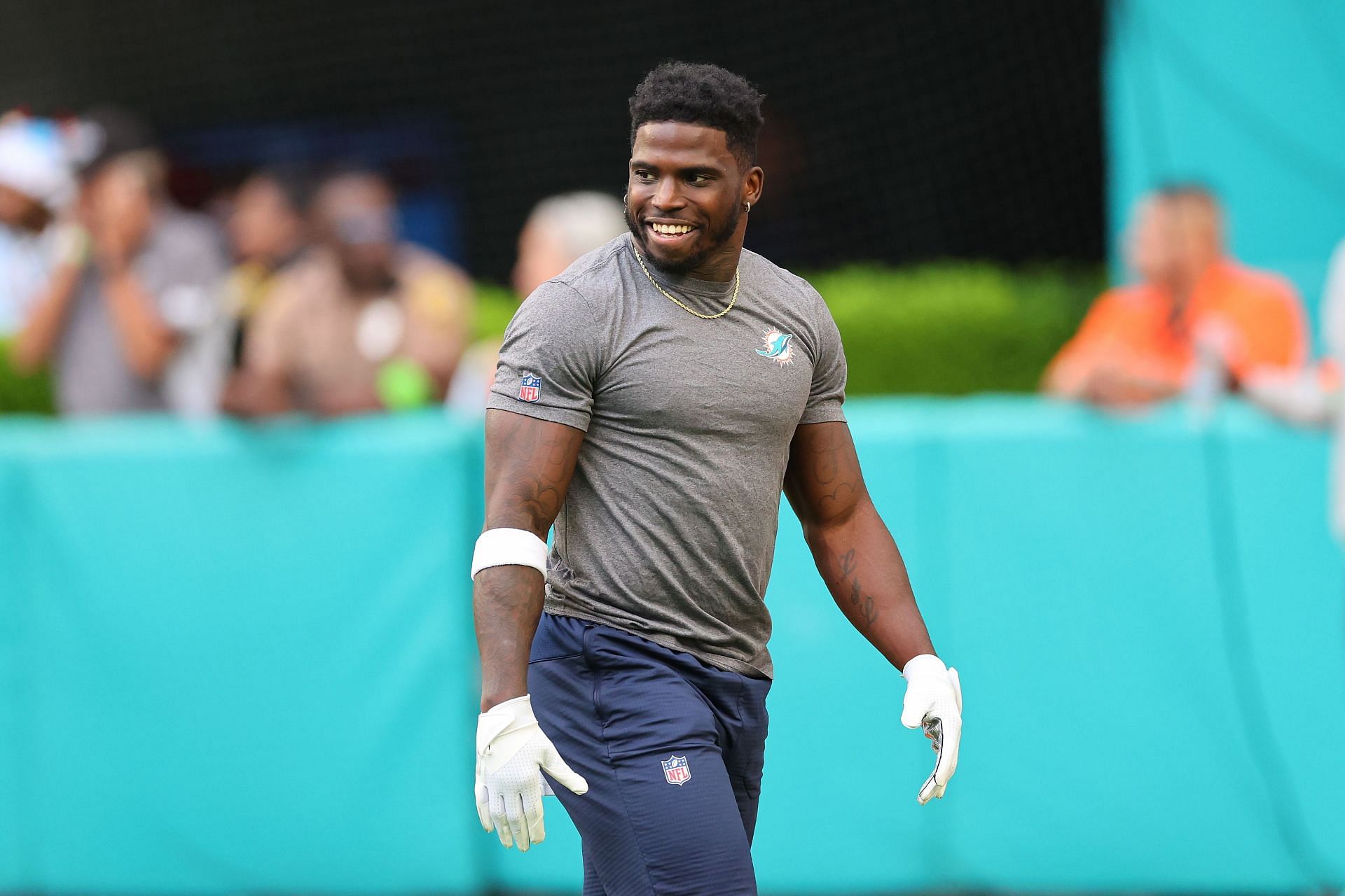 Tyreek Hill during the Dallas Cowboys vs. Miami Dolphins (GETTY)