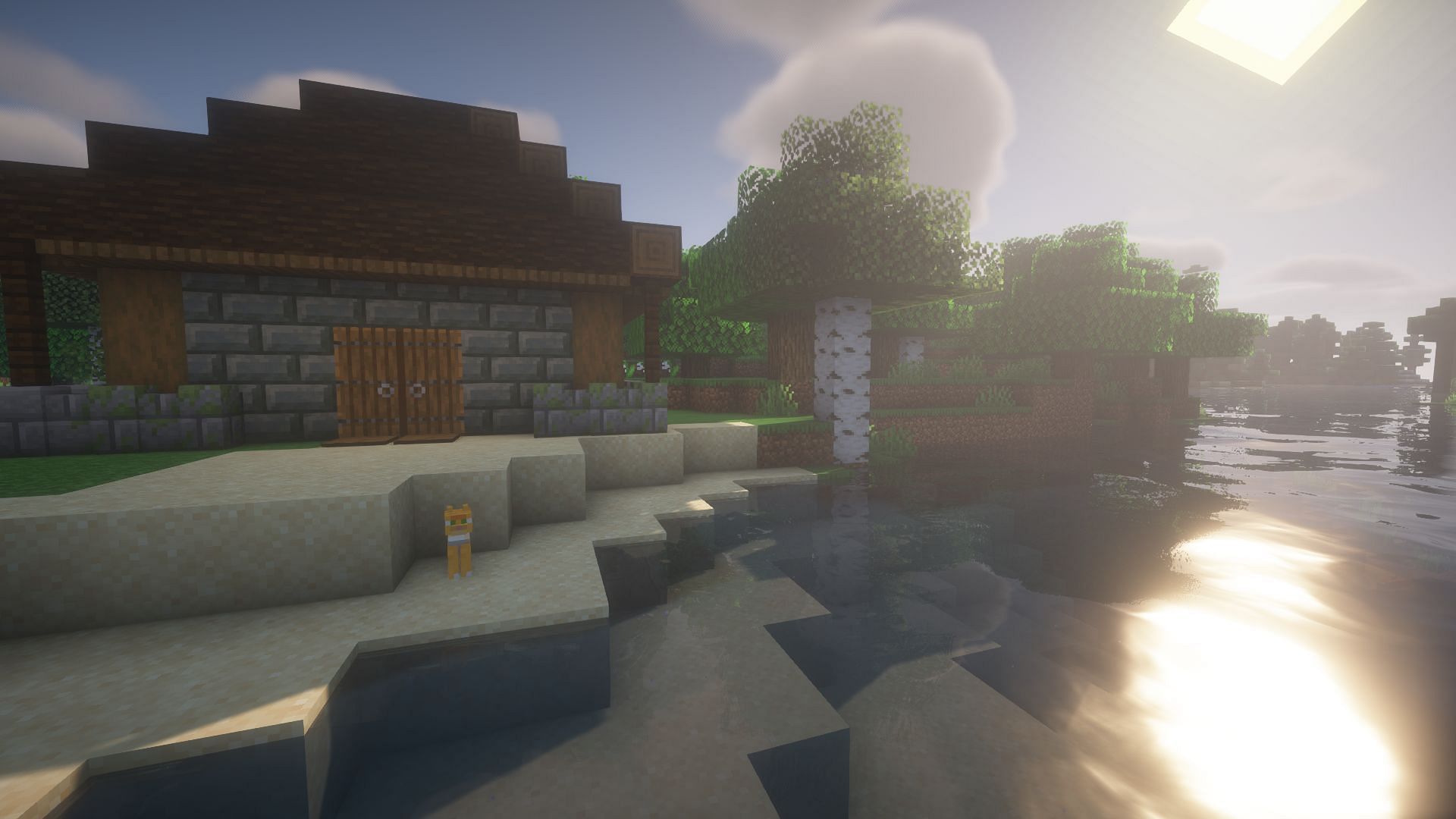 The gorgeous aesthetics of BSL Shaders (Image via Mojang)