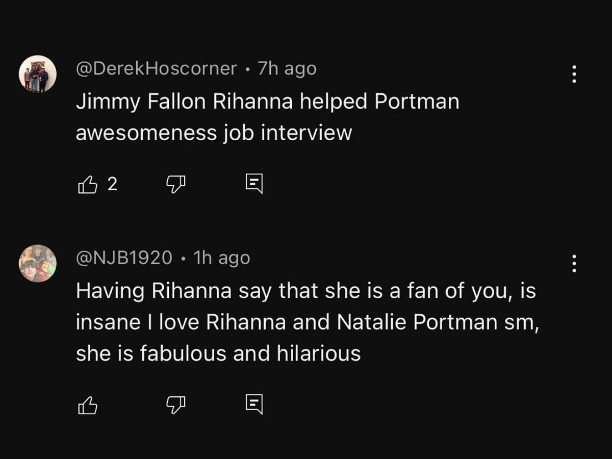 Netizens react to Natalie Portman&#039;s interview with Jimmy Fallon (Image via YouTube/@The Tonight Show Starring Jimmy Fallon)