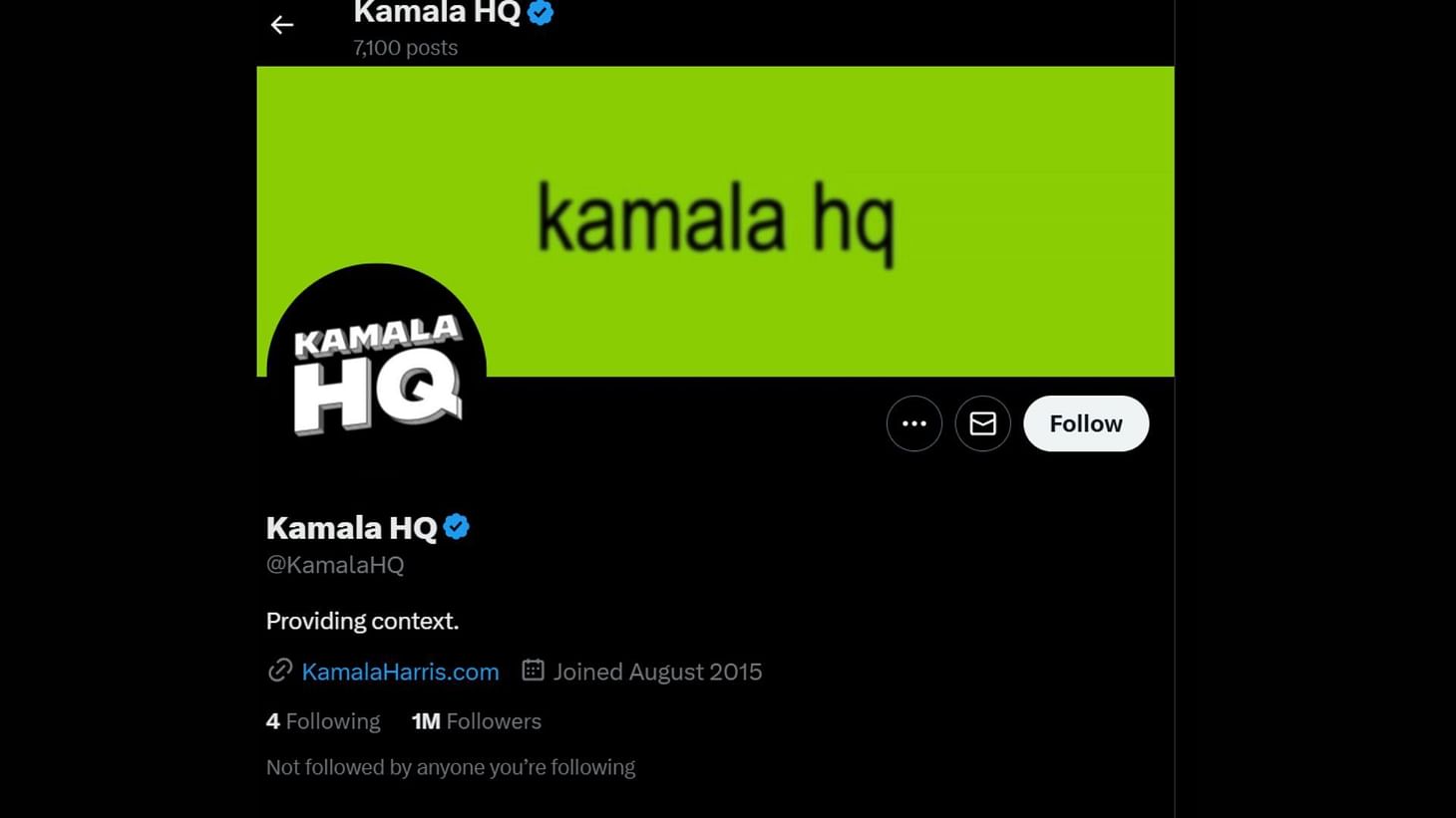 From Kamala HQ to lime green backdrop Kamala Harris' presidential