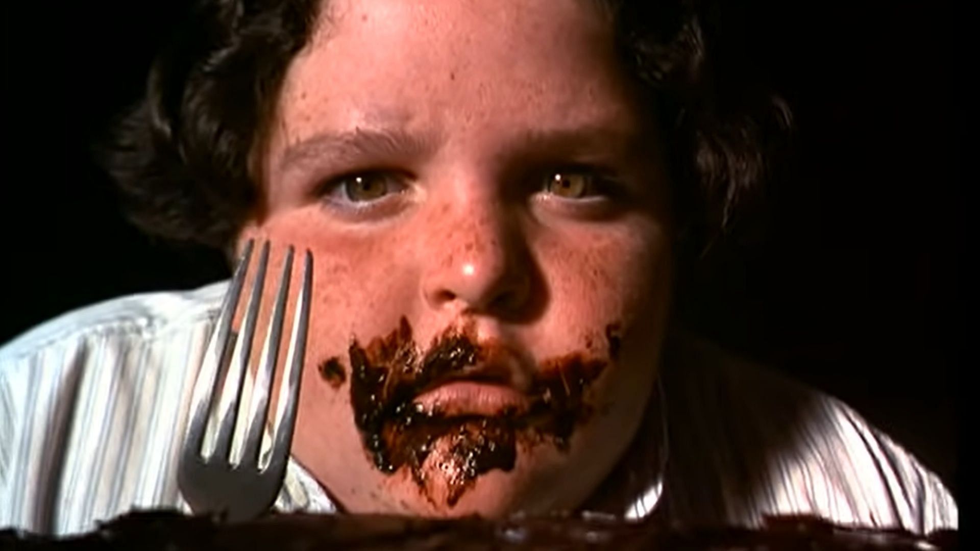 Cake eating scene (Image via Sony Pictures)