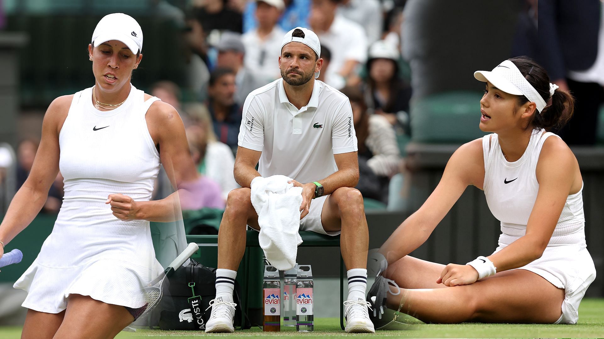 Madison Keys, Grigor Dimitrov and Emma Raducanu all suffered injuries at Wimbledon