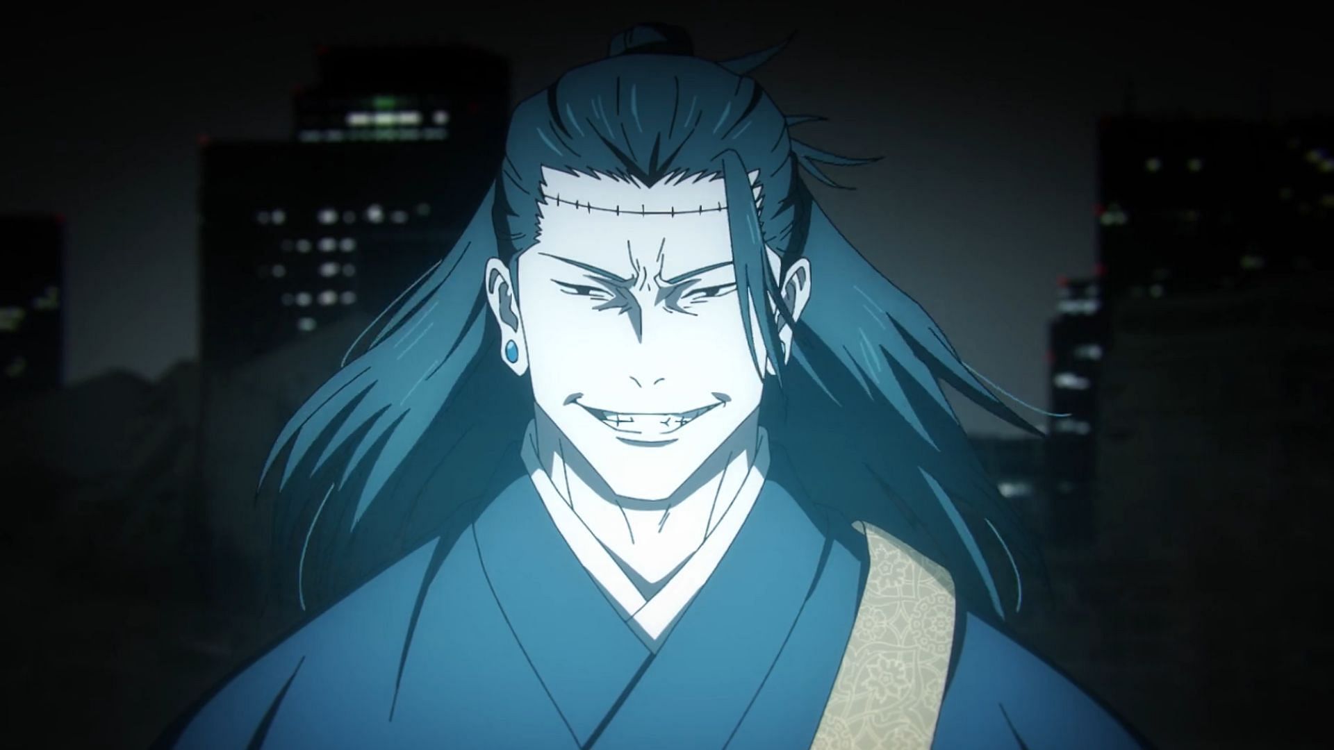 Kenjaku as seen in the Jujutsu Kaisen anime (Image via MAPPA)