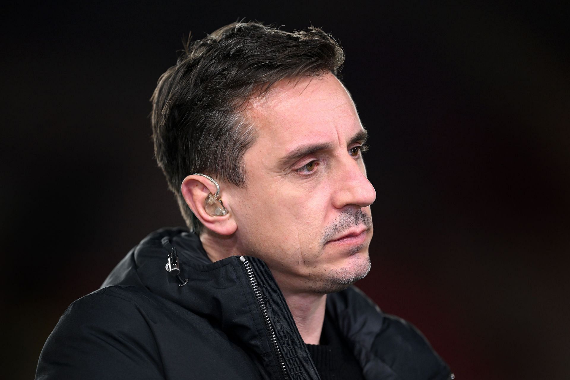 Gary Neville was left with egg on his face.