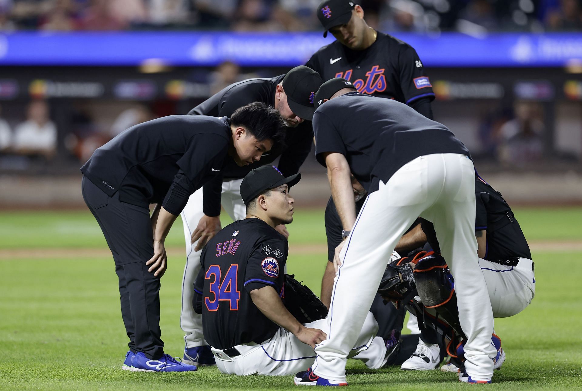 New York Mets&#039; Kodai Senga suffers calf injury - Source: Getty