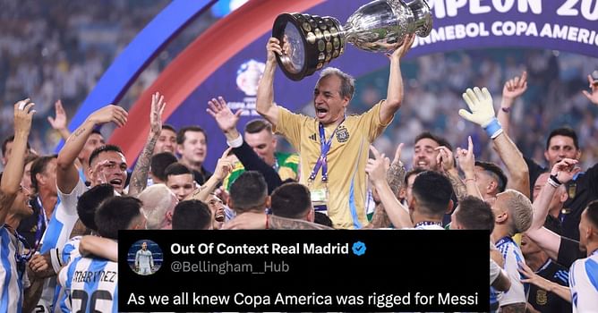 “Rigged for Messi” “Another robbery” - Fans react as Argentina are crowned Copa America 2024 champions