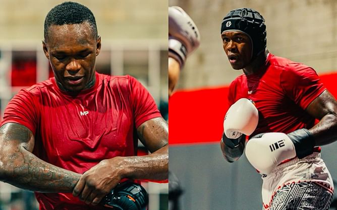 230-pound Israel Adesanya is “hitting like a truck” in sparring says Dan Hooker while previewing teammate’s Dricus du Plessis fight at UFC 305