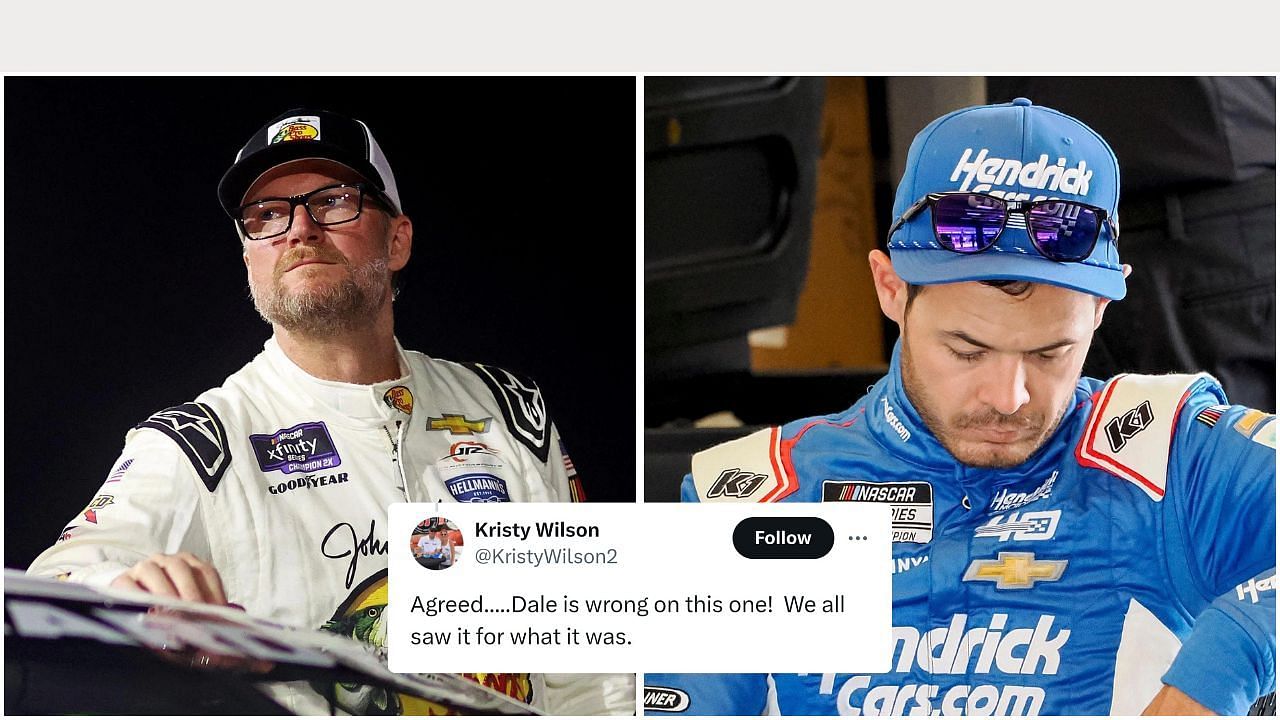 Dale Earnhardt Jr. defends Kyle Larson against &quot;Golden Boy&quot; charges after Sunday