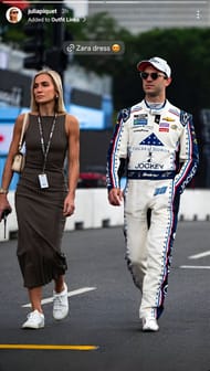 Screenshot of Julia Piquet's Instagram story