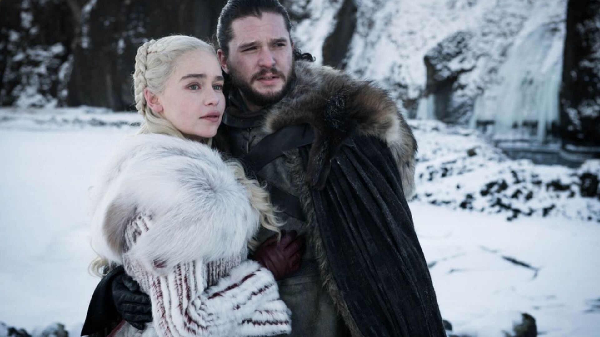 Daenerys Targaryen and Jon Snow (image via Instagram) 