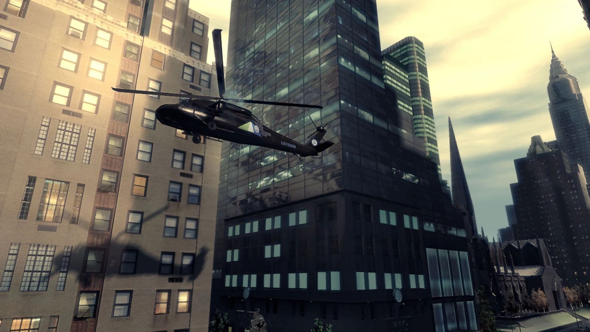 You can take any helicopter to the tower (Image via Rockstar Games)