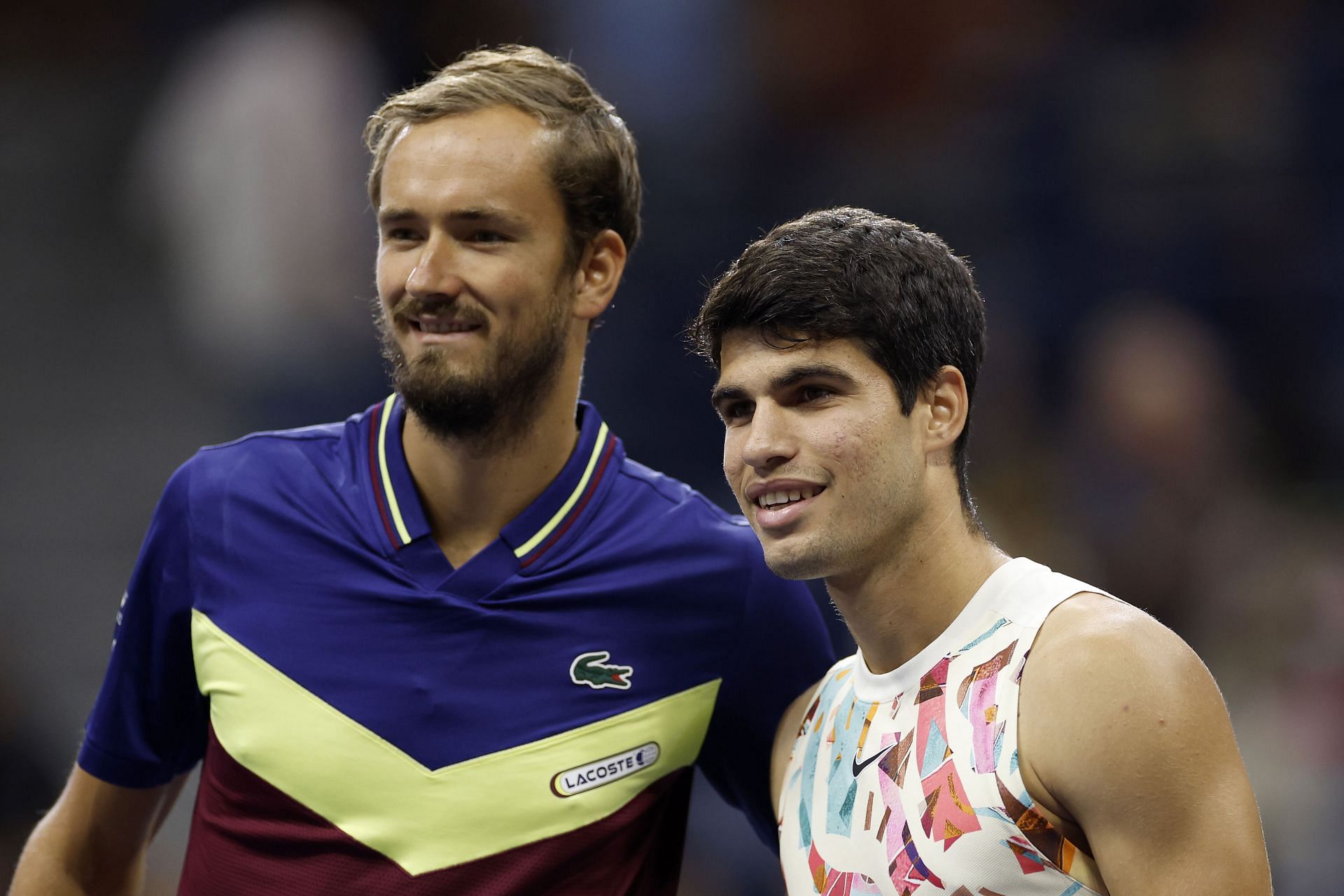 Daniil Medvedev and Carlos Alcaraz (Source: Getty)