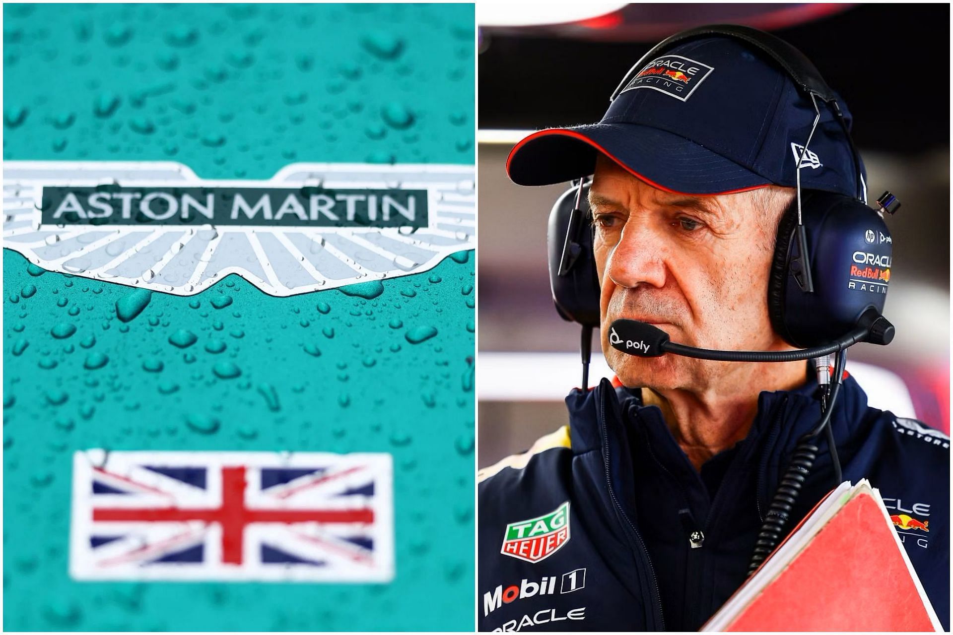 Aston Martin reportedly a frontrunner to hire Adrian Newey (Collage via Sportskeeda)