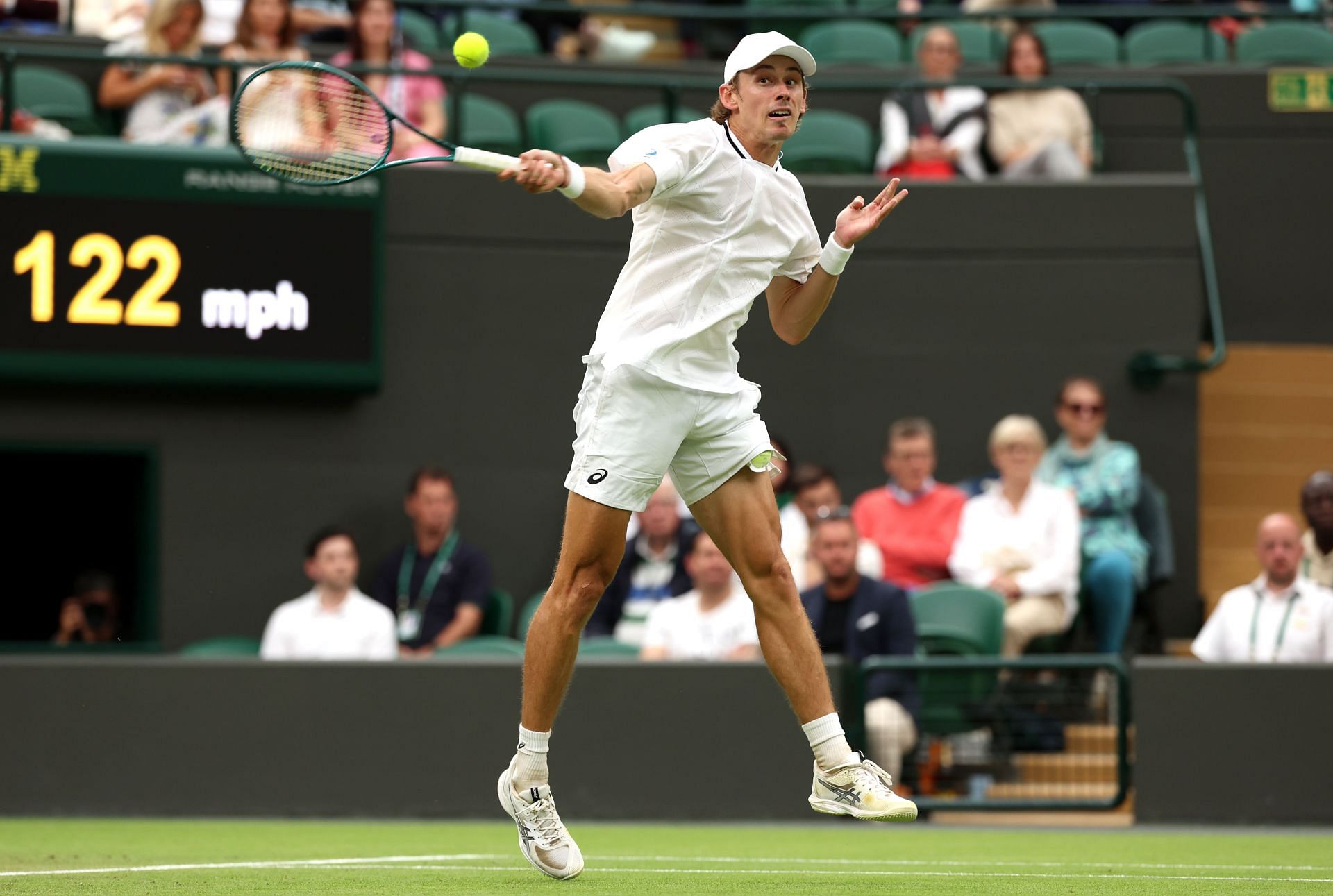 Alex de Minaur at the 2024 Wimbledon Championships (Source: Getty)