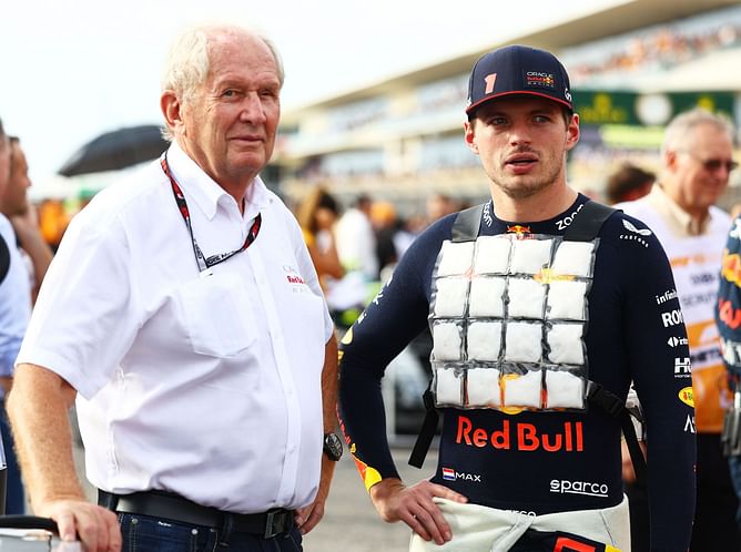 Helmut Marko praises 3x F1 champ Max Verstappen at Sergio Perez’s expense after solid FP1 session