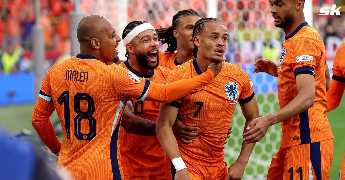 Xavi Simons gives the Dutch the lead, England replies with decisive penalty (Image via Getty)