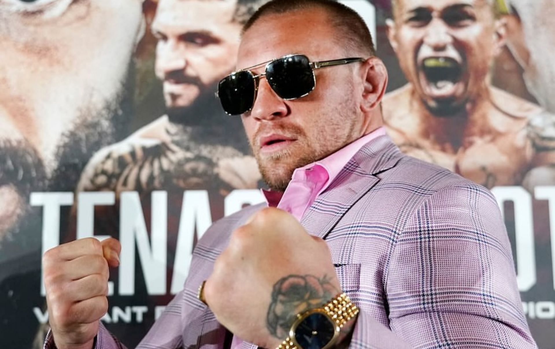 McGregor at the BKFC press conference [Image courtesy: @thenotoriousmma on Instagram]