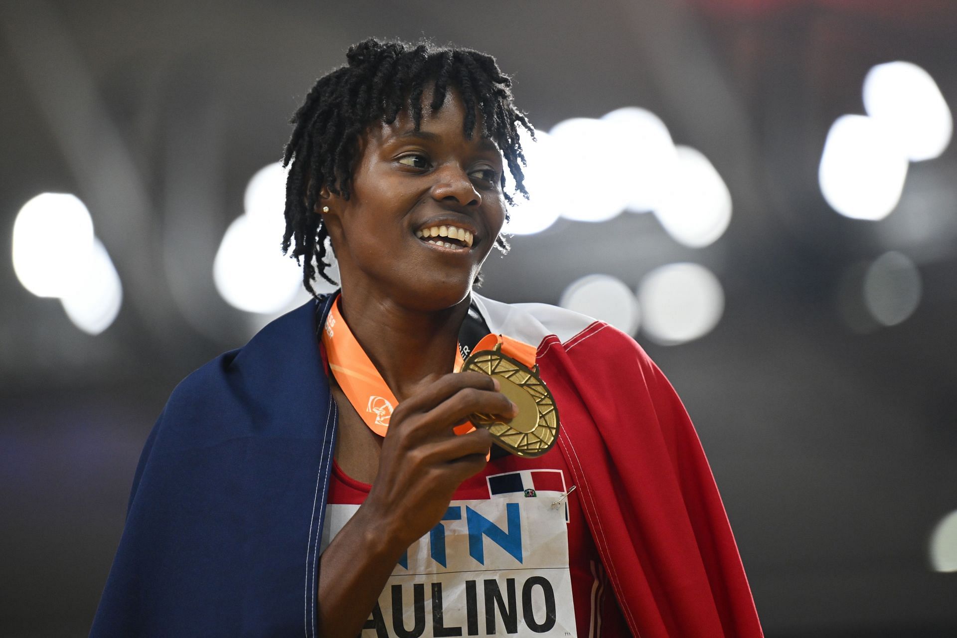 Marileidy Paulino at World Athletics Championships Budapest 2023. (Photo by Hannah Peters/Getty Images)