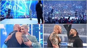 Cody Rhodes and Roman Reigns initial reactions to The Rock taking WrestleMania 40 main event revealed