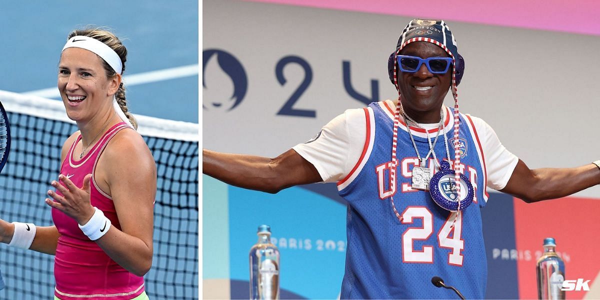 Victoria Azarenka (L), Flavor Flav (Source: Getty)