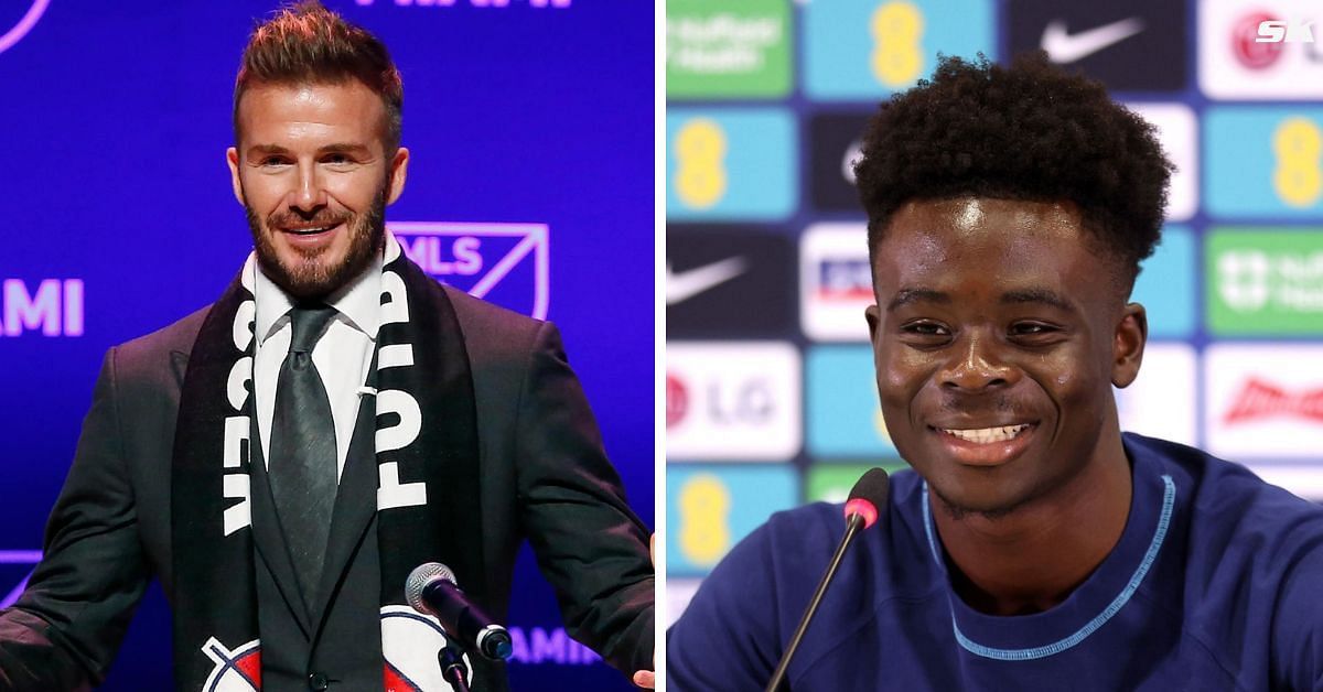 David Beckham sends heartfelt message to Bukayo Saka