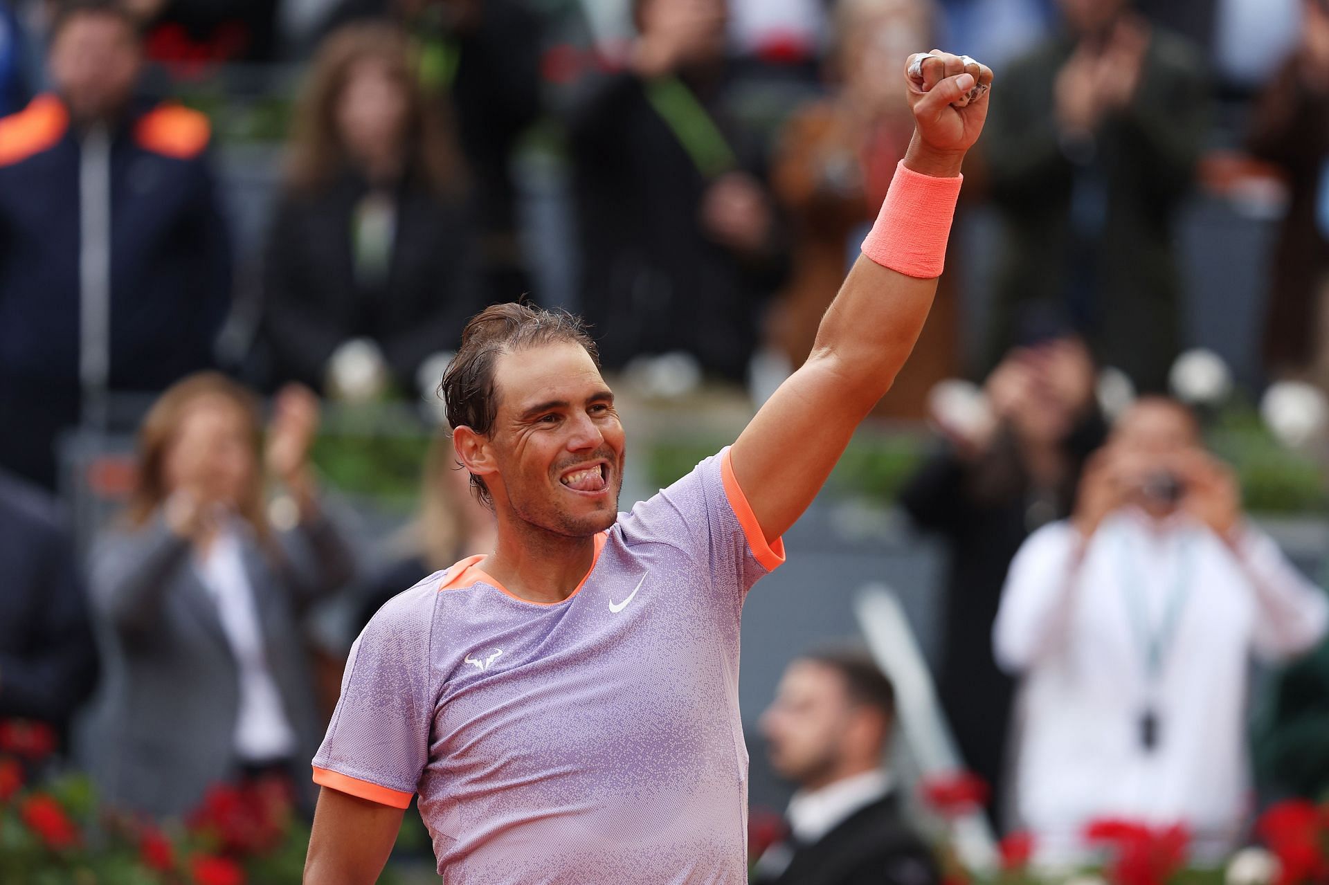 Rafael Nadal at the 2024 Wimbledon. (Photo: Getty)