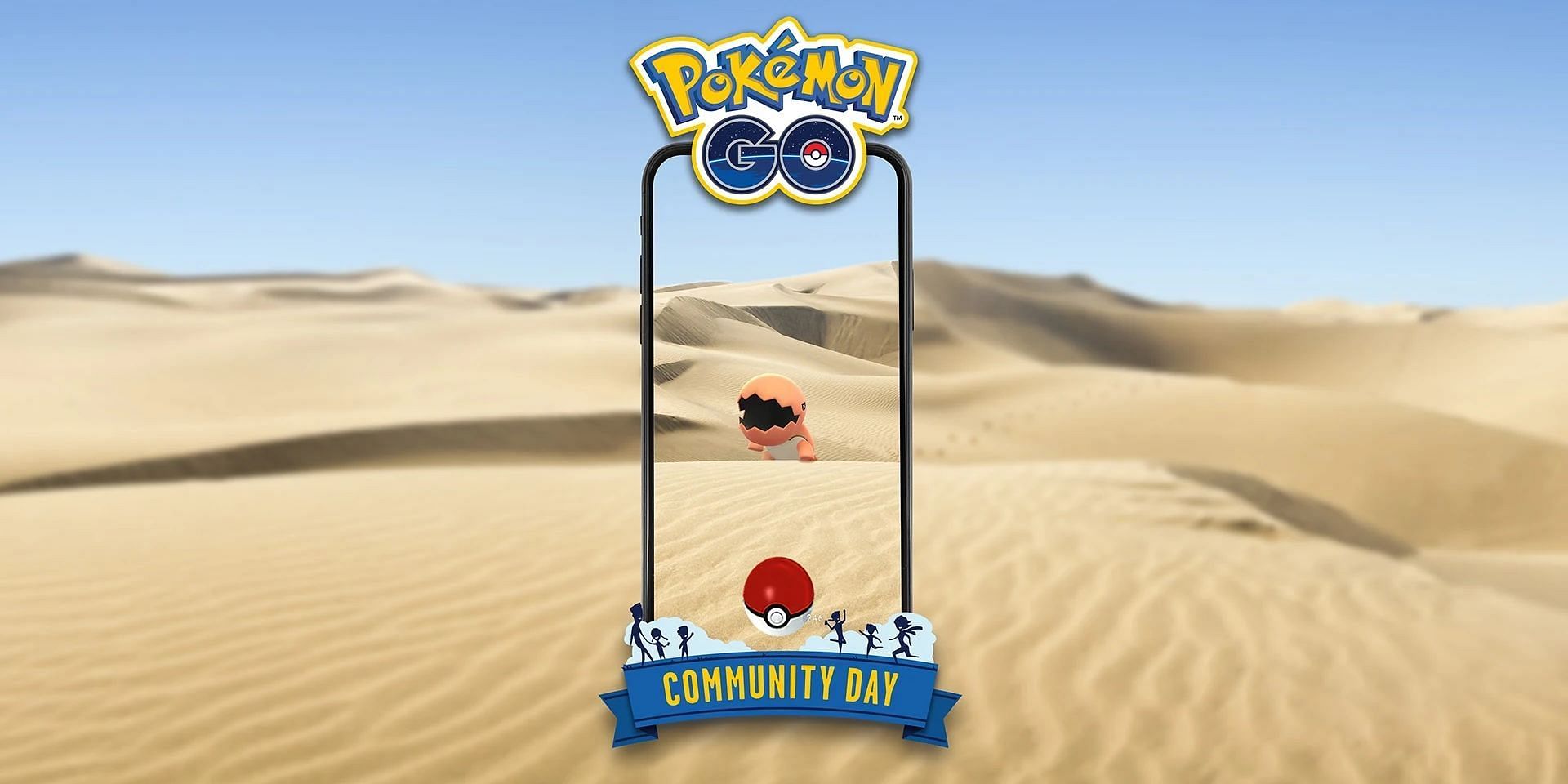 Trapinch Community Day poster (Image via TPC)