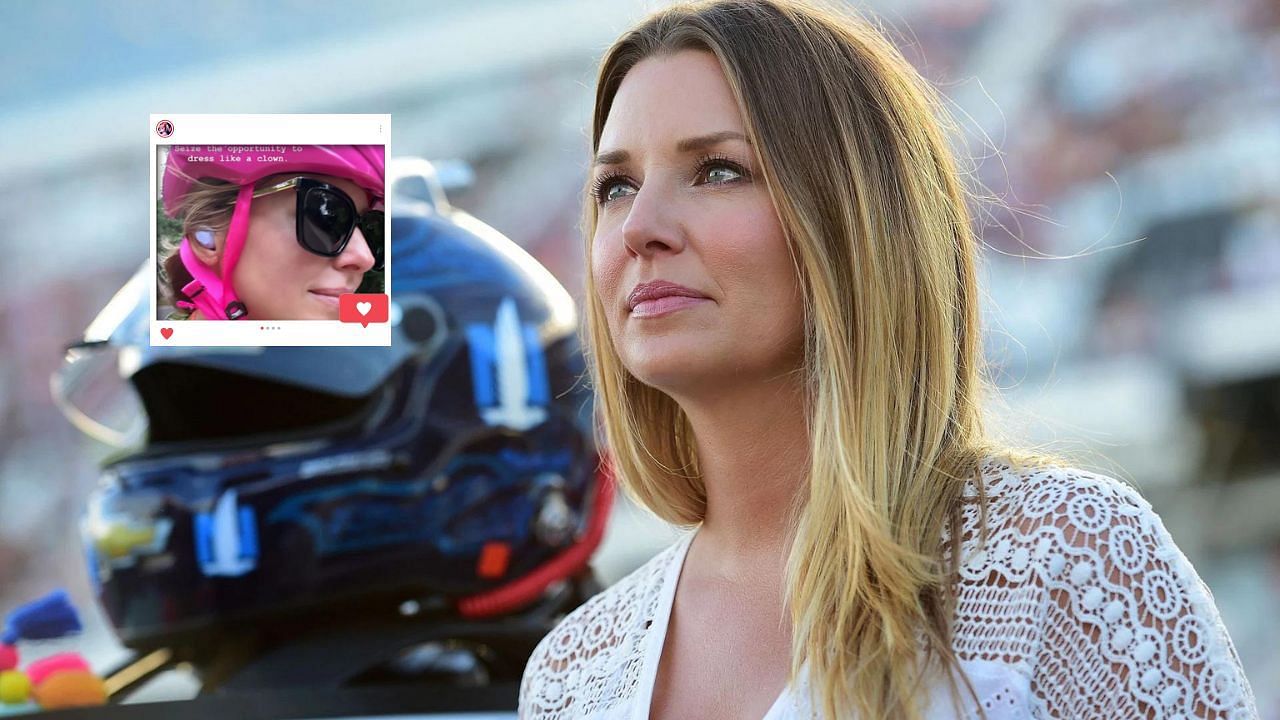 Amy Earnhardt looks on. Image Courtesy: Getty. Amy Earnhardt