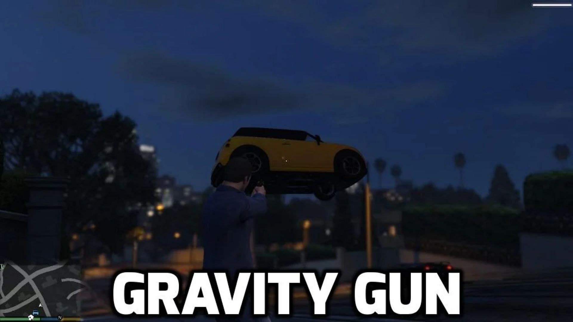 The impact of the Gravity Gun (Image via MatriZ)