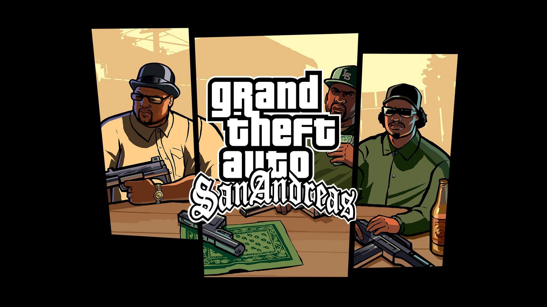 Official Grove Street Families artwork (Image via Rockstar Games)