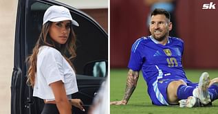 Antonela Roccuzzo side-eyes Lionel Messi after he uses phone during Inter Miami match, hilarious photo goes viral