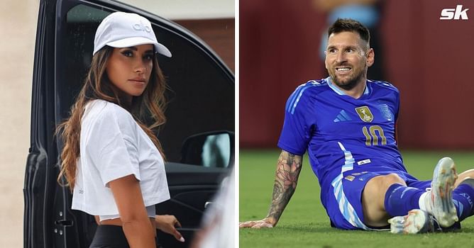 Antonela Roccuzzo side-eyes Lionel Messi after he uses phone during Inter Miami match, hilarious photo goes viral