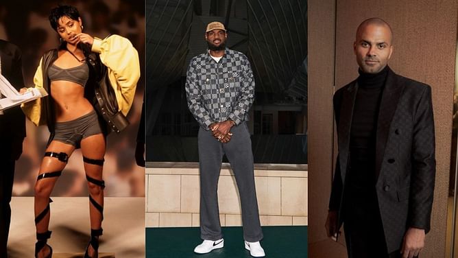 In Pictures: LeBron James links up with old rival Tony Parker, pop star Tyla in LVMH Pre Olympic party