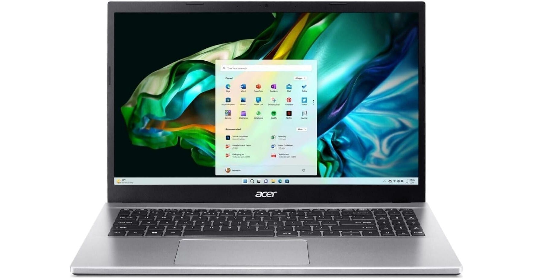 Acer Aspire 3 Laptop (Image via Acer)