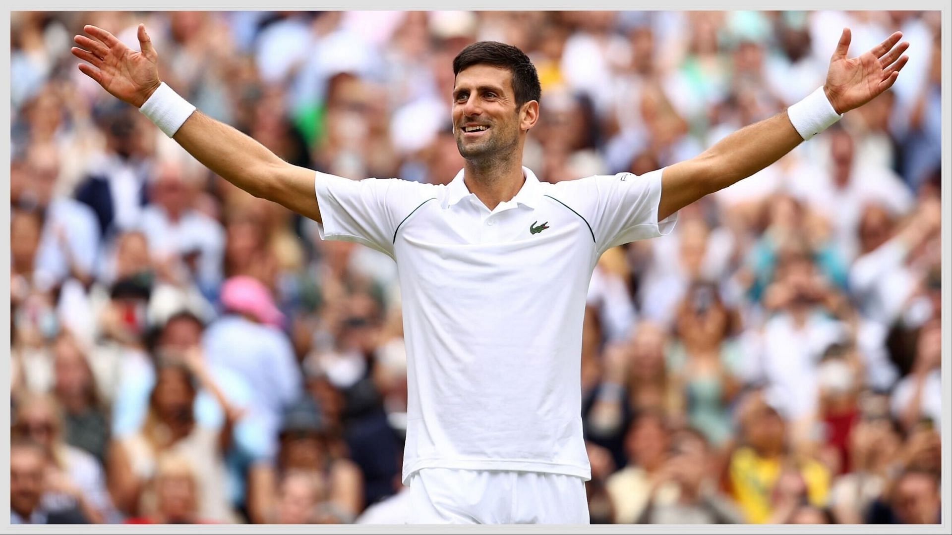 Djokovic is a match away from winning his eighth Wimbledon title