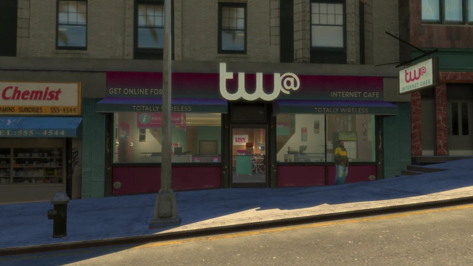 An internet cafe in Grand Theft Auto 4 (Image via GTA Wiki)