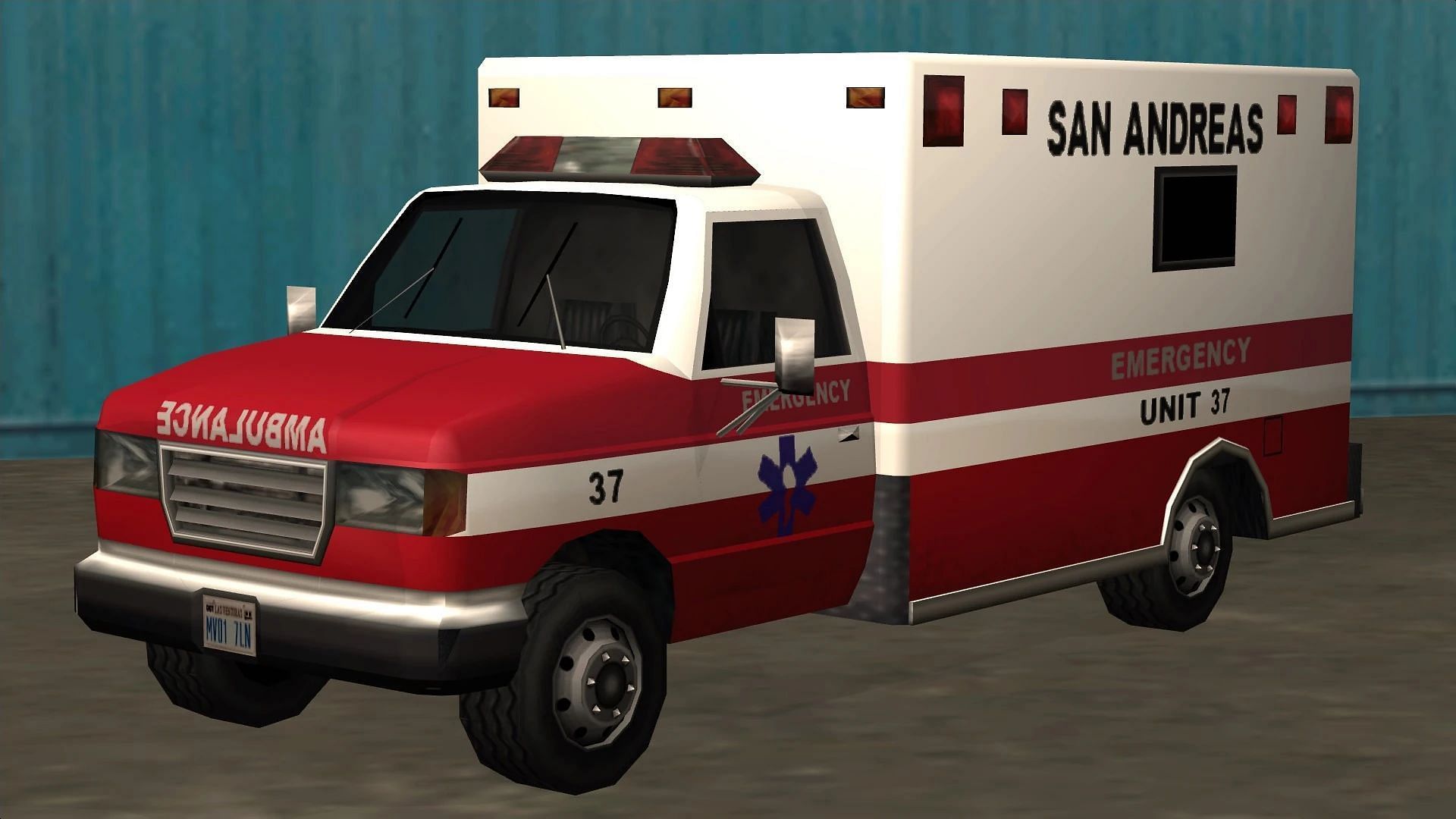 Ambulances have great defense in the game (Image via Rockstar Games)