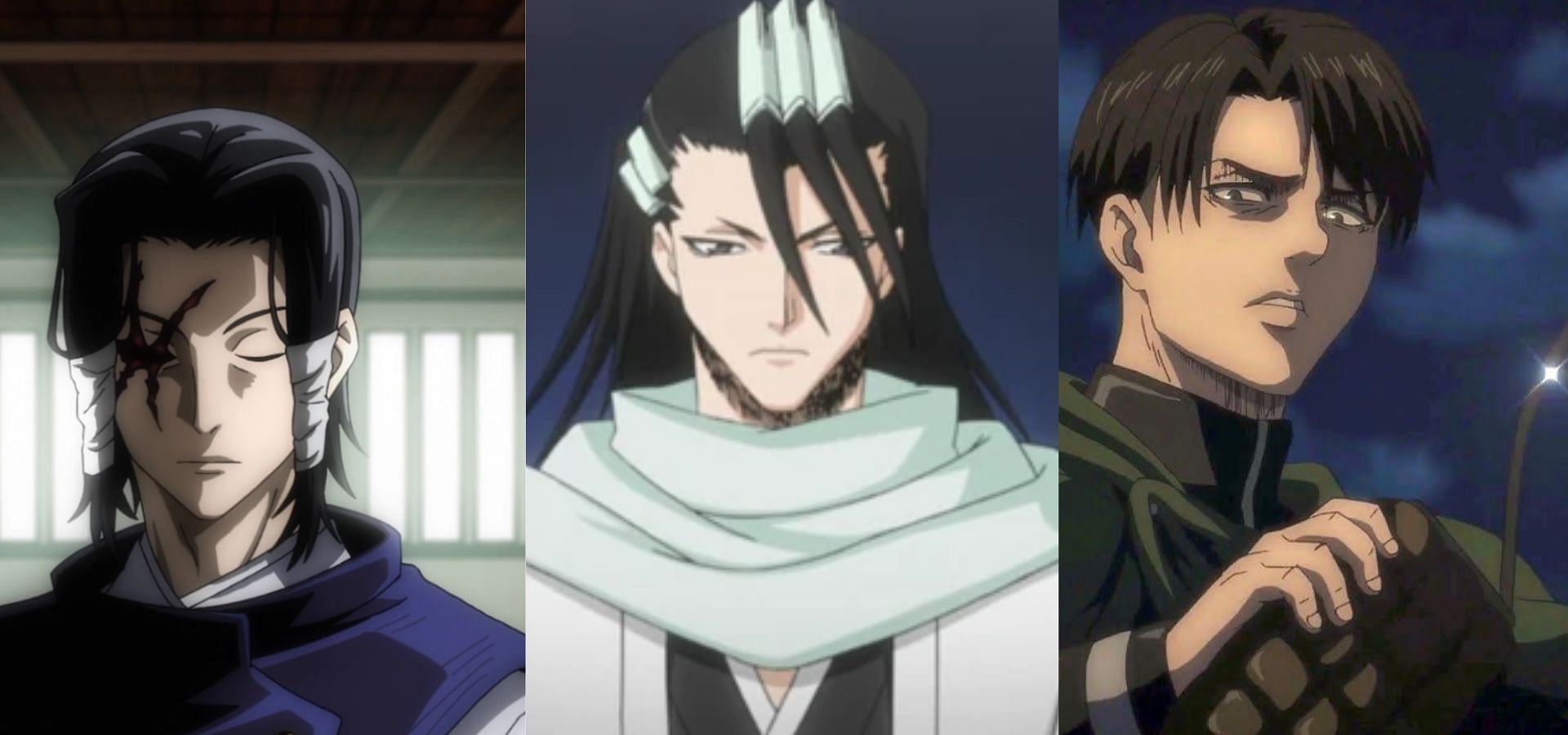 Anime characters like Byakuya from Bleach (Image via Mappa, Studio Pierrot)