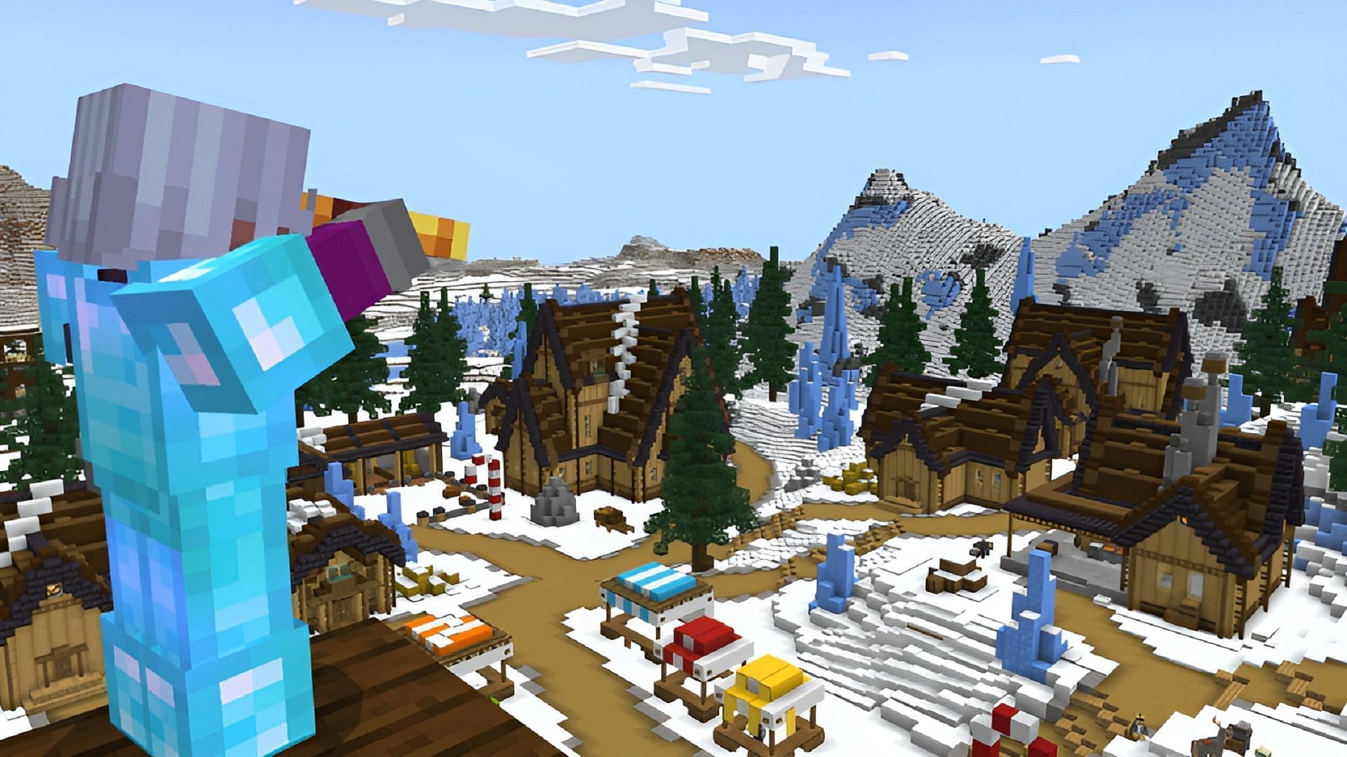 This Minecraft village offers much more than the typical survival experience (Image via The Craft Stars/Mojang)